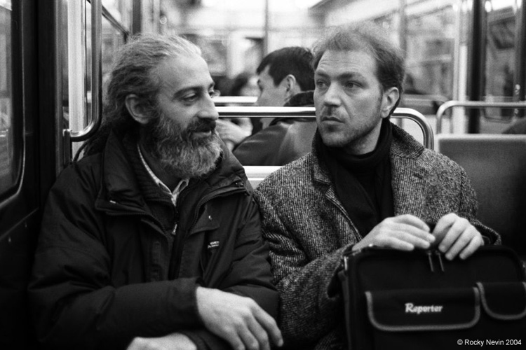 Franko e Gi sul metro - Paris 2004